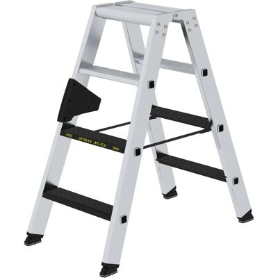Échelle pliante MUNK CLIP-STEP - Résistante, aluminium, 2x4 marches - Publicité Échelle pliante MUNK CLIP-STEP - Résistante, aluminium, 2x4 marches - Publicité