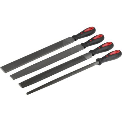 RS PRO, Râpe + lime, 4 Piece Engineer's File Set 12 inch (546 mm) - Publicité RS PRO, Râpe + lime, 4 Piece Engineer's File Set 12 inch (546 mm) - Publicité