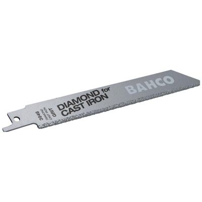 Bahco Lame de scie, Karbidinės tiesinio pjūklo geležtės su deimantiniu grūdėtumu 150mm*1,23mm ketui, plytelėms ir kerami - Publicité Bahco Lame de scie, Karbidinės tiesinio pjūklo geležtės su deimantiniu grūdėtumu 150mm*1,23mm ketui, plytelėms ir kerami - Publicité