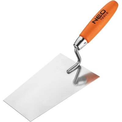 Neo, Truelle + spatule, Strukkateurkelle in Trapezform, 180 mm, Holzgriff - Publicité Neo, Truelle + spatule, Strukkateurkelle in Trapezform, 180 mm, Holzgriff - Publicité