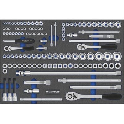 Matador, Clé à douille + douilles, Jeu de clés à douille 81641422 (81641422) (10 mm, 11 mm, 12 mm, 13 mm, 14 mm, 15 mm, 16 mm, 17 mm, 18 mm, 19 mm, 21 mm, 22 mm, 4 mm, 4,5 mm, 5 mm, 5,5 mm, 6 mm, 7 mm, 8 mm, 9 mm) - Publicité Matador, Clé à douille + douilles, Jeu de clés à douille 81641422 (81641422) (10 mm, 11 mm, 12 mm, 13 mm, 14 mm, 15 mm, 16 mm, 17 mm, 18 mm, 19 mm, 21 mm, 22 mm, 4 mm, 4,5 mm, 5 mm, 5,5 mm, 6 mm, 7 mm, 8 mm, 9 mm) - Publicité