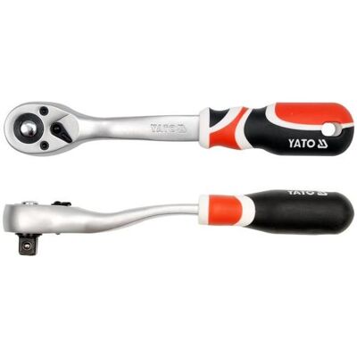 Yato, Clé dynamométrique, Curved Quick Release Ratchet Handle 12 (1/2") - Publicité Yato, Clé dynamométrique, Curved Quick Release Ratchet Handle 12 (1/2") - Publicité