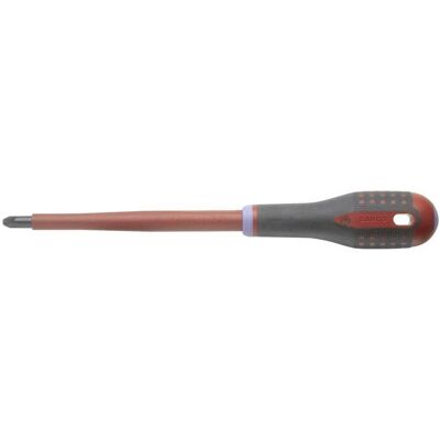 Bahco Tournevis, BE-8820S - Tournevis isolé ERGO pour vis Pozidriv avec manche 3 composants, V (Cruciforme PZ) - Publicité Bahco Tournevis, BE-8820S - Tournevis isolé ERGO pour vis Pozidriv avec manche 3 composants, V (Cruciforme PZ) - Publicité