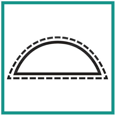 Vallorbe, Râpe + lime, Râpe de précision mi-ronde RA1552 (Barre oblique 5, 150 mm) - Publicité Vallorbe, Râpe + lime, Râpe de précision mi-ronde RA1552 (Barre oblique 5, 150 mm) - Publicité