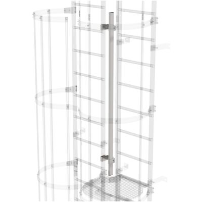 Munk Günzburger Steigtechnik Barre de Sécurité - Échelle décalée en acier inox - Publicité Munk Günzburger Steigtechnik Barre de Sécurité - Échelle décalée en acier inox - Publicité