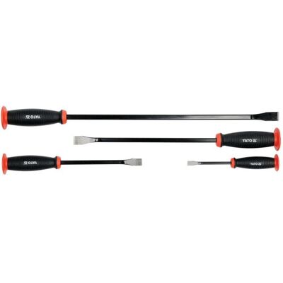 Yato 4pcs Gothrough Pry Bar Set, Accessoires de voyage, Noir - Publicité Yato 4pcs Gothrough Pry Bar Set, Accessoires de voyage, Noir - Publicité
