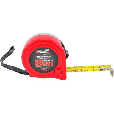 Awtools, Outil de mesure de longueur, abs curned mess 5m x 19mm (5 m) - Publicité Awtools, Outil de mesure de longueur, abs curned mess 5m x 19mm (5 m) - Publicité