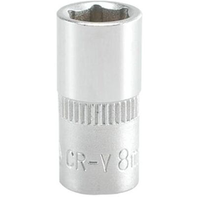 Yato, Clé à douille + douilles, Hexagonal Cap 1/4 & quot Court 8mm - Publicité Yato, Clé à douille + douilles, Hexagonal Cap 1/4 & quot Court 8mm - Publicité