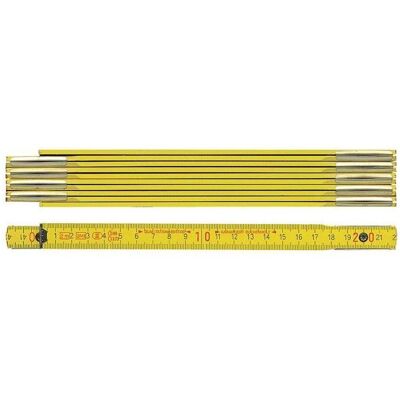 BMI, Outil de mesure de longueur, Mètre pliant longueur 1 m largeur 16 mm mm/cm EG III hêtre jaune (1 m) - Publicité BMI, Outil de mesure de longueur, Mètre pliant longueur 1 m largeur 16 mm mm/cm EG III hêtre jaune (1 m) - Publicité