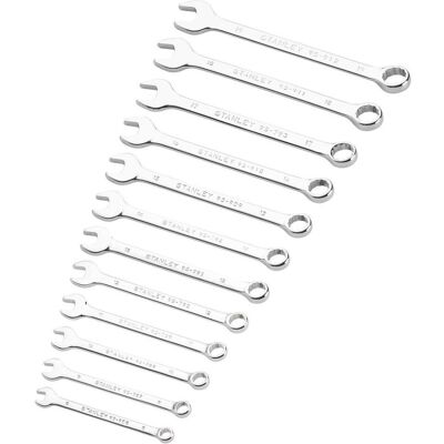 Stanley Clé à molette, Juego 12 llaves combinadas (10 mm, 11 mm, 12 mm, 13 mm, 14 mm, 15 mm, 16 mm, 17 mm, 18 mm, 19 mm, 8 mm, 9 mm) - Publicité Stanley Clé à molette, Juego 12 llaves combinadas (10 mm, 11 mm, 12 mm, 13 mm, 14 mm, 15 mm, 16 mm, 17 mm, 18 mm, 19 mm, 8 mm, 9 mm) - Publicité