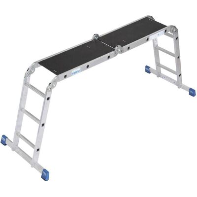 KRAUSE Échelle télescopique en aluminium STABILO - Échelle multifonction - Publicité KRAUSE Échelle télescopique en aluminium STABILO - Échelle multifonction - Publicité