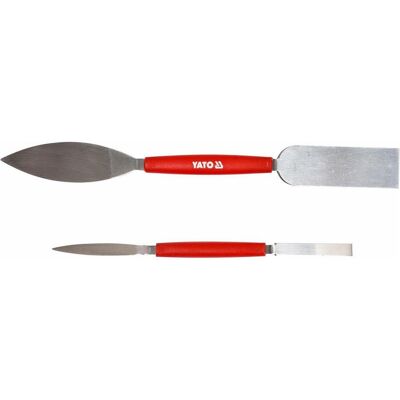 Yato, Pinces, Spatule à stuc, set de 2 pcs, spatule de décoration - Publicité Yato, Pinces, Spatule à stuc, set de 2 pcs, spatule de décoration - Publicité