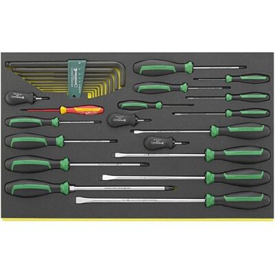 Ensemble de tournevis Stahlwille 4620/4660 VDE - Système de contrôle d'outils - Publicité Ensemble de tournevis Stahlwille 4620/4660 VDE - Système de contrôle d'outils - Publicité