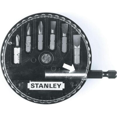 Stanley Embouts, KOMPLET GROTÓW 7szt. (3 PŁ, 3 PH) + uchwyt - Publicité Stanley Embouts, KOMPLET GROTÓW 7szt. (3 PŁ, 3 PH) + uchwyt - Publicité