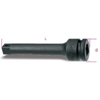 Barre d'extension à impact Beta 728/22 - 250mm, 3/4" de conduite - Publicité Barre d'extension à impact Beta 728/22 - 250mm, 3/4" de conduite - Publicité