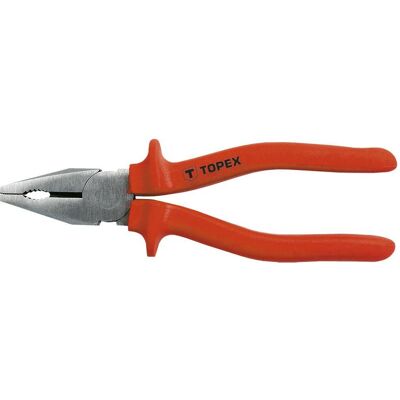 Pince combinée Topex 160mm 1000V Rouge - Publicité Pince combinée Topex 160mm 1000V Rouge - Publicité