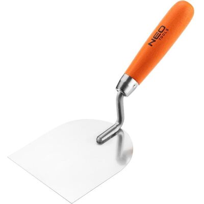 Neo, Truelle + spatule, Strukkateurkelle in Hufeisenform, 100 mm, Holzgriff - Publicité Neo, Truelle + spatule, Strukkateurkelle in Hufeisenform, 100 mm, Holzgriff - Publicité