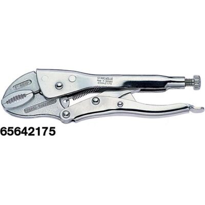 Stahlwille 65642300 Pince - Mâchoires forgées semi-rondes - Levier à libération rapide - Coupe-fil - Chrome-vanadium - Publicité Stahlwille 65642300 Pince - Mâchoires forgées semi-rondes - Levier à libération rapide - Coupe-fil - Chrome-vanadium - Publicité