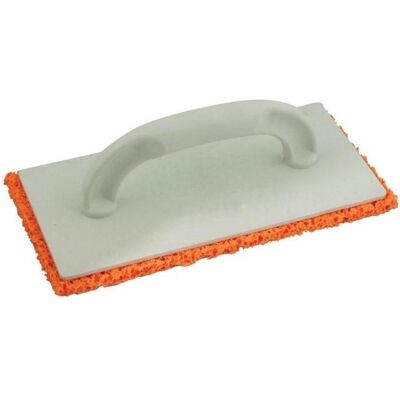 Mega, Truelle + spatule, Flotteur en plastique avec éponge en caoutchouc 260x120mm - 61313 (12 cm) - Publicité Mega, Truelle + spatule, Flotteur en plastique avec éponge en caoutchouc 260x120mm - 61313 (12 cm) - Publicité
