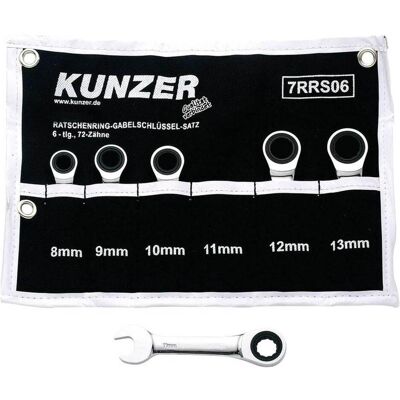Kunzer 7RRS06 Jeu de clés à cliquet multi-tailles - 6 pcs - Publicité Kunzer 7RRS06 Jeu de clés à cliquet multi-tailles - 6 pcs - Publicité