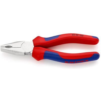 Knipex - LG160 - Bi-matière - Chromé - Pince universelle - Publicité Knipex - LG160 - Bi-matière - Chromé - Pince universelle - Publicité