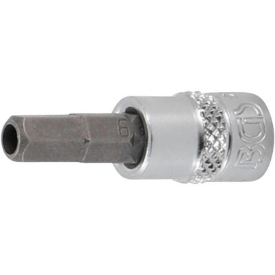 BGS, Embouts, Douille à embouts Empreinte carré femelle 6,3 mm (1/4") six pans femelle avec alésage 6 mm (Clé Allen) - Publicité BGS, Embouts, Douille à embouts Empreinte carré femelle 6,3 mm (1/4") six pans femelle avec alésage 6 mm (Clé Allen) - Publicité