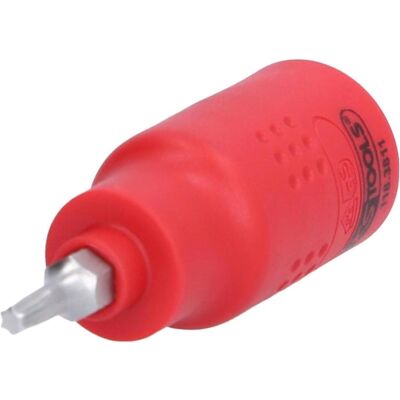 Embout Torx isolé KS Tools T15 - 3/8" Drive, 60mm - Publicité Embout Torx isolé KS Tools T15 - 3/8" Drive, 60mm - Publicité