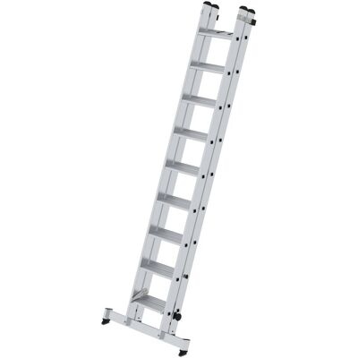 Munk Günzburger Steigtechnik Échelle extensible - 2x9 marches - Échelle télescopique - Publicité Munk Günzburger Steigtechnik Échelle extensible - 2x9 marches - Échelle télescopique - Publicité