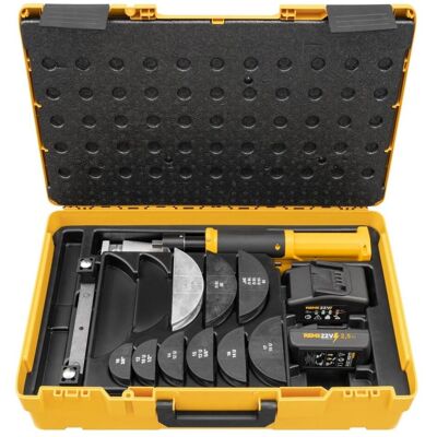 Rems, Outils automobiles, 153416 R220 Hydro-Swing Accu-Rohrbieger 22 V Set 10-12-14-15-16-17-18-20-22 - Publicité Rems, Outils automobiles, 153416 R220 Hydro-Swing Accu-Rohrbieger 22 V Set 10-12-14-15-16-17-18-20-22 - Publicité