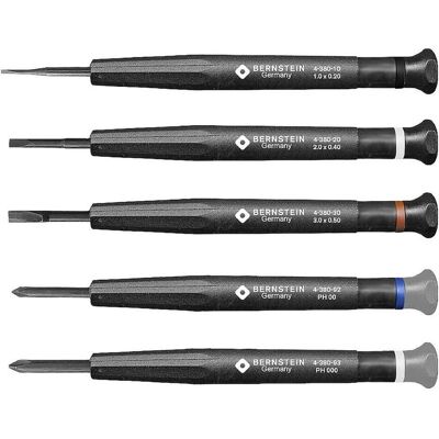 Bernstein Tools 4-380-A Ensemble de Tournevis - Outils de Réparation Électronique - Publicité Bernstein Tools 4-380-A Ensemble de Tournevis - Outils de Réparation Électronique - Publicité