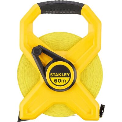 Stanley Outil de mesure de longueur, Ruban à mesurer en fibre de verre (60 m) - Publicité Stanley Outil de mesure de longueur, Ruban à mesurer en fibre de verre (60 m) - Publicité