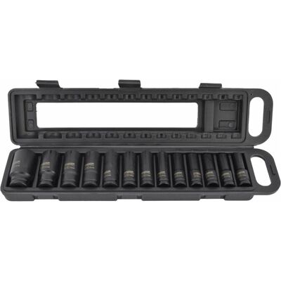 Awtools, Clé à douille + douilles, ZESTAW NASADEK UDAROWYCH DŁUGICH 1/2" 13cz. 10-32mm BLACK LINE (10 mm, 11 mm, 12 mm, 13 mm, 14 mm, 15 mm, 16 mm, 17 mm, 18 mm, 19 mm, 20 mm, 21 mm, 22 mm, 23 mm, 24 mm, 25 mm, 26 mm, 27 mm, 28 mm, 29 mm, 30 mm, 31 mm, 32 - Publicité Awtools, Clé à douille + douilles, ZESTAW NASADEK UDAROWYCH DŁUGICH 1/2" 13cz. 10-32mm BLACK LINE (10 mm, 11 mm, 12 mm, 13 mm, 14 mm, 15 mm, 16 mm, 17 mm, 18 mm, 19 mm, 20 mm, 21 mm, 22 mm, 23 mm, 24 mm, 25 mm, 26 mm, 27 mm, 28 mm, 29 mm, 30 mm, 31 mm, 32 - Publicité