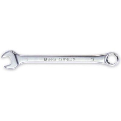 BETA, Clé à molette, 000420324 42INOX 24 Ringschlüssel aus rostfreiem Stahl - Publicité BETA, Clé à molette, 000420324 42INOX 24 Ringschlüssel aus rostfreiem Stahl - Publicité