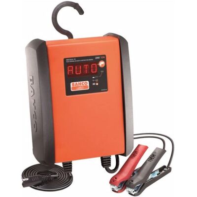 Bahco Chargeurs de batterie de voiture, Chargeur de batterie et mainteneur de batterie entièrement automatique à microprocesseur 10 (10 A, 24V) - Publicité Bahco Chargeurs de batterie de voiture, Chargeur de batterie et mainteneur de batterie entièrement automatique à microprocesseur 10 (10 A, 24V) - Publicité