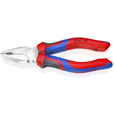 Knipex - LG160 - Bi-matière - Chromé - Pince universelle - Publicité Knipex - LG160 - Bi-matière - Chromé - Pince universelle - Publicité