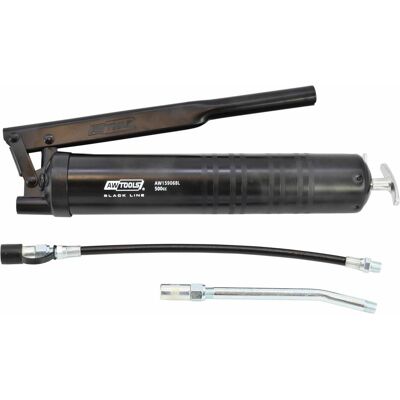 Awtools, Pistolet à cartouche + pompe à graisse, Pompe manuelle pour cartouches de 500 cc Black Line - Publicité Awtools, Pistolet à cartouche + pompe à graisse, Pompe manuelle pour cartouches de 500 cc Black Line - Publicité
