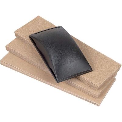 wolfcraft, Abrasifs, 1 kit de ponçage manuel 51 pcs. (100, 120, 40, 60, 80) - Publicité wolfcraft, Abrasifs, 1 kit de ponçage manuel 51 pcs. (100, 120, 40, 60, 80) - Publicité