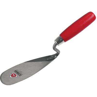 Schwan, Truelle + spatule, Truelle à langue Longueur 270 mm avec manche en bois Acier inoxydable - Publicité Schwan, Truelle + spatule, Truelle à langue Longueur 270 mm avec manche en bois Acier inoxydable - Publicité