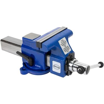 Okko, Étau + serre-joint, Quick Action Bench Vice 152mm - Publicité Okko, Étau + serre-joint, Quick Action Bench Vice 152mm - Publicité