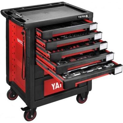 Yato, Rangement d’outils : accessoires, WORKSHOP CABINET 7 DRAWERS + TOOLS 165 pcs. 55293 - Publicité Yato, Rangement d’outils : accessoires, WORKSHOP CABINET 7 DRAWERS + TOOLS 165 pcs. 55293 - Publicité
