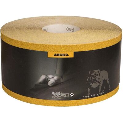 Rouleau de papier abrasif Gold Mirka - Vitesse élevée, anti-encrassement - Publicité Rouleau de papier abrasif Gold Mirka - Vitesse élevée, anti-encrassement - Publicité