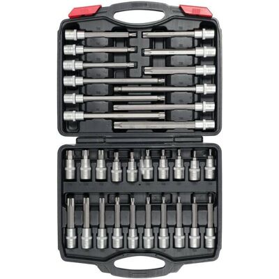Yato, Clé à douille + douilles, Clé de cintrage 32pcs. Torx - Publicité Yato, Clé à douille + douilles, Clé de cintrage 32pcs. Torx - Publicité