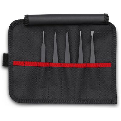 Knipex, Pince à épiler, Jeu de brucelles en plastique ESD - Publicité Knipex, Pince à épiler, Jeu de brucelles en plastique ESD - Publicité