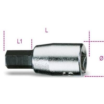 BETA, Clé à douille + douilles, 009000507 Schraubendreherkappen innen 6-seitig 7 mm (7 mm) - Publicité BETA, Clé à douille + douilles, 009000507 Schraubendreherkappen innen 6-seitig 7 mm (7 mm) - Publicité