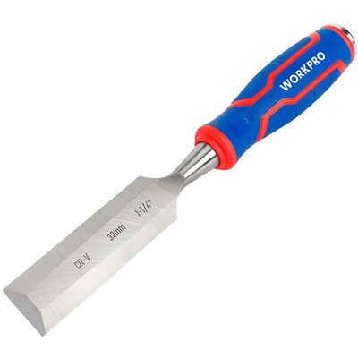 Workpro, Ciseaux à bois + rabot, Stechbeitel Chrom-Vanadium-Stahl (32 mm) - Publicité Workpro, Ciseaux à bois + rabot, Stechbeitel Chrom-Vanadium-Stahl (32 mm) - Publicité
