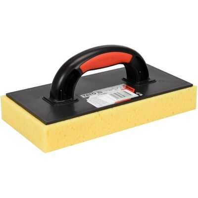 Yato, Truelle + spatule, Truelle en plastique avec éponge SMPX 40 mm (4 cm) - Publicité Yato, Truelle + spatule, Truelle en plastique avec éponge SMPX 40 mm (4 cm) - Publicité
