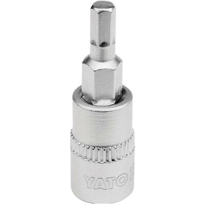 Yato, Clé à douille + douilles, KLUCZ TRZPIENIOWY IMBUSOWY/HEX 1/4" 4x37mm (4 mm) - Publicité Yato, Clé à douille + douilles, KLUCZ TRZPIENIOWY IMBUSOWY/HEX 1/4" 4x37mm (4 mm) - Publicité