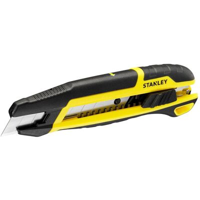 Stanley Cutter, Cutter 18mm avec curseur - Publicité Stanley Cutter, Cutter 18mm avec curseur - Publicité