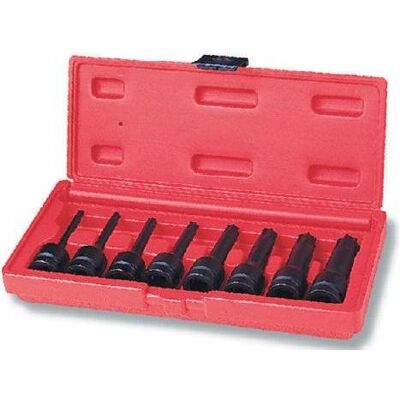 JONNESWAY - S06A408S - Torx 1/2 - T30..T80 - Jeu de pointes - Publicité JONNESWAY - S06A408S - Torx 1/2 - T30..T80 - Jeu de pointes - Publicité