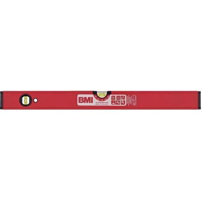BMI, Niveau à bulle, Niveau à bulle en aluminium Superstar rouge 30cm MG 0,5mm/m, surface de mesure fraisée (30 cm) - Publicité BMI, Niveau à bulle, Niveau à bulle en aluminium Superstar rouge 30cm MG 0,5mm/m, surface de mesure fraisée (30 cm) - Publicité